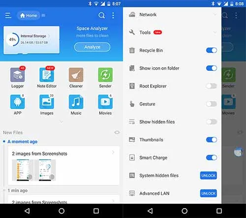 5 Best Android File Manager Apps - ES File Explorer