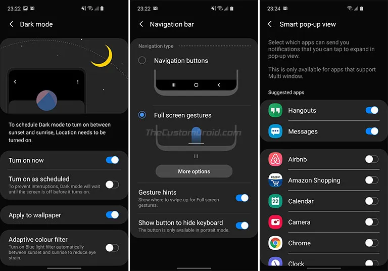 Android 10 Features on Samsung Galaxy S9/S9+