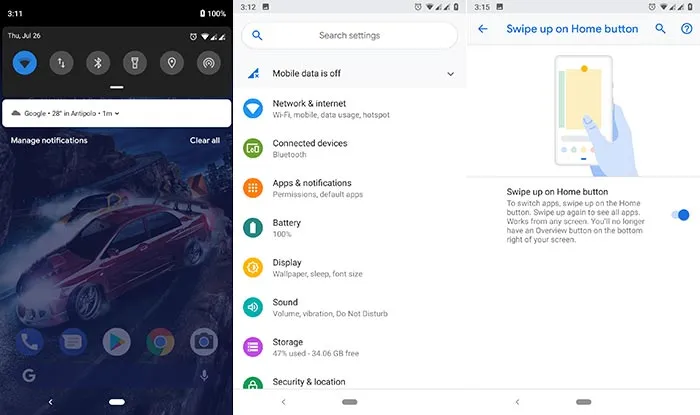 Android Pie on Xiaomi Mi A1 - Screenshots