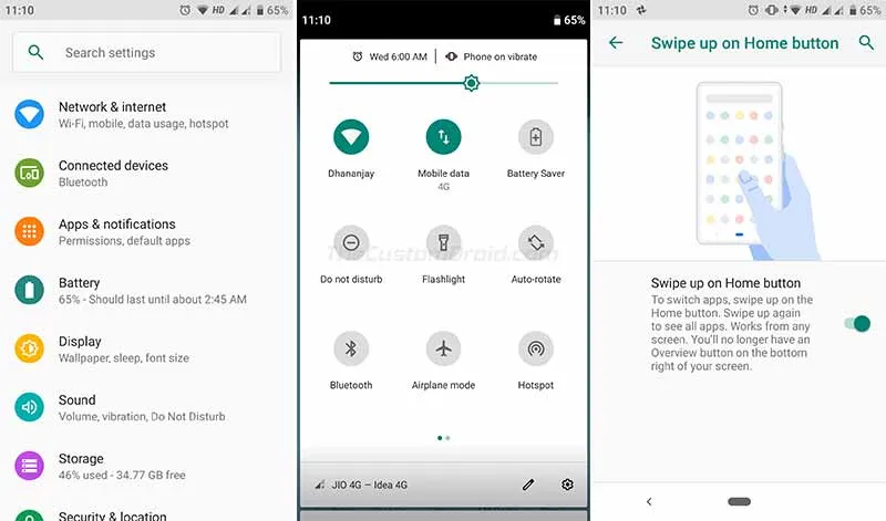 Android Pie on Xiaomi Mi A1 - Screenshots