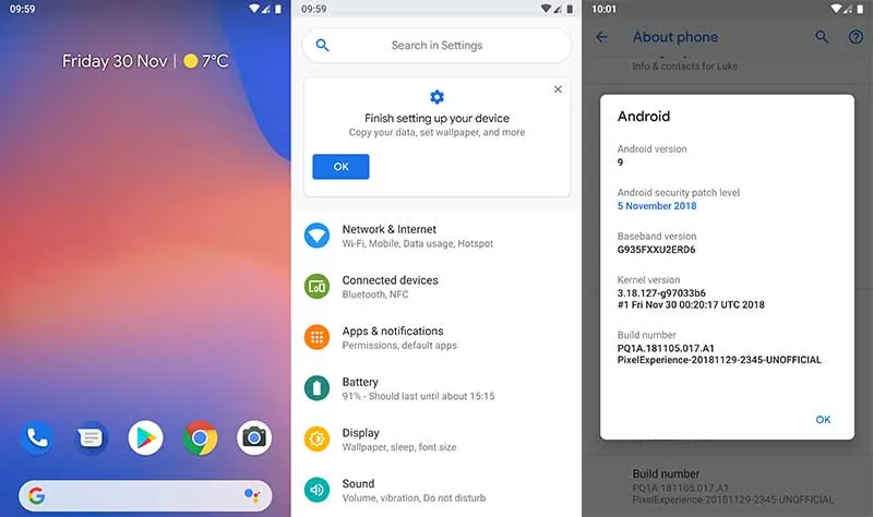Best Custom ROMs for Galaxy S7 and S7 Edge - Pixel Experince ROM