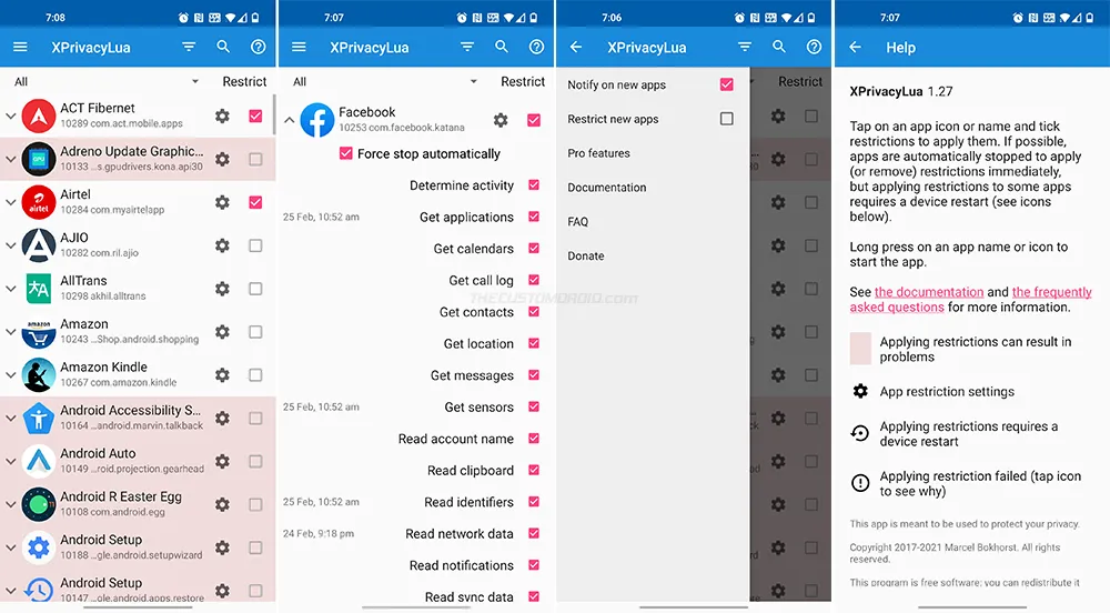 XPrivacyLua Xposed Module