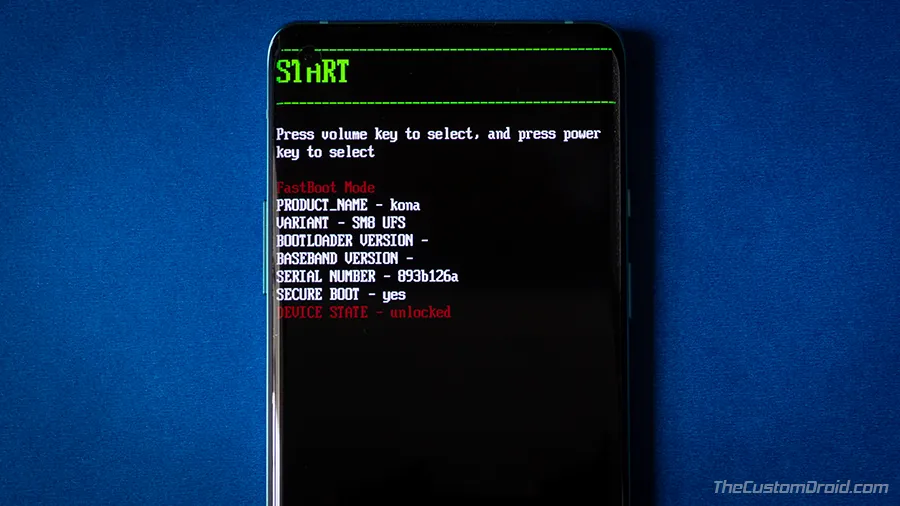 Boot OnePlus 8/8 Pro into Fastboot Mode