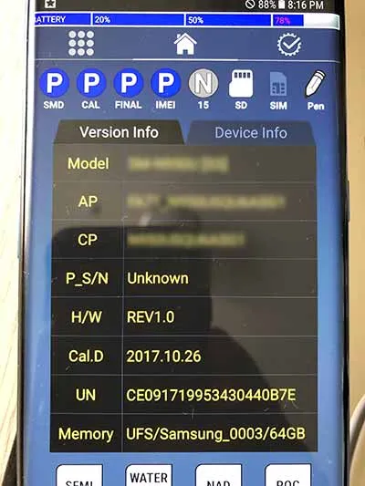 Combination Firmware (Test OS) on Samsung Galaxy S8/S8 Plus Snapdragon