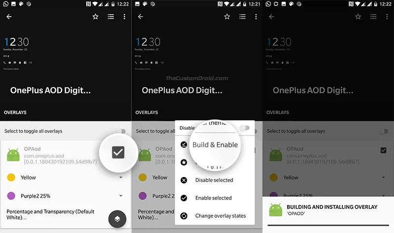 Customize Always-on Display on OnePlus 6/5T/5 - Build and Enable Overlays