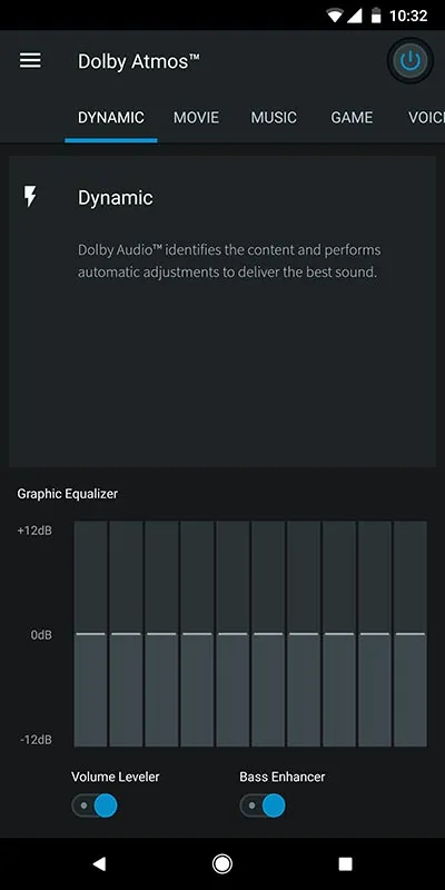 Dolby Atmos on Android Oreo - Screenshot
