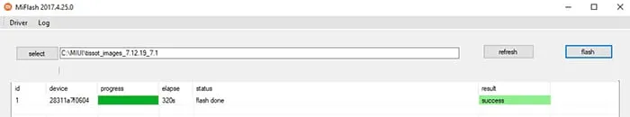 Download Mi Flash Tool - How to Use Mi Flash Tool - Step 3