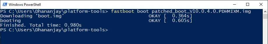 Enable Camera2 API on Xiaomi Mi A1 - Temporarily Boot Patched Boot Image