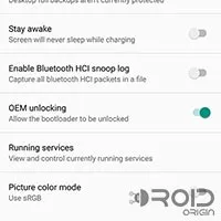 Enable OEM Unlocking on Android