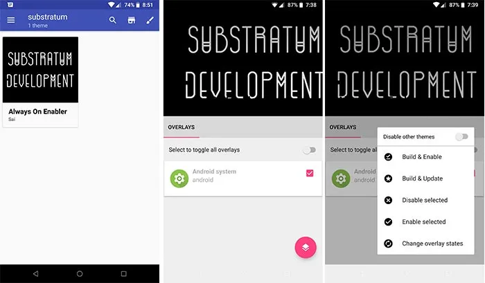 Pixel 2 Always On Display - Apply overlay in Substratum