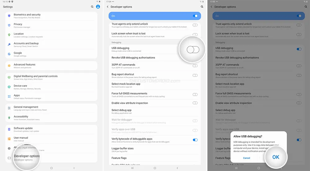 Step 1: Enable USB Debugging on Galaxy Tab A7