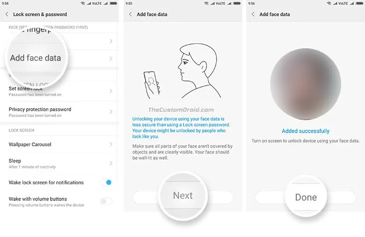Face Unlock on Redmi Note 4, Redmi 4/4X, and Mi Max Prime