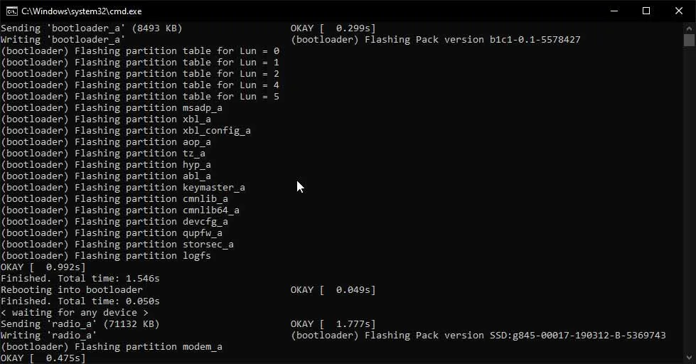 Flash Android Pie Factory Image on Google Pixel