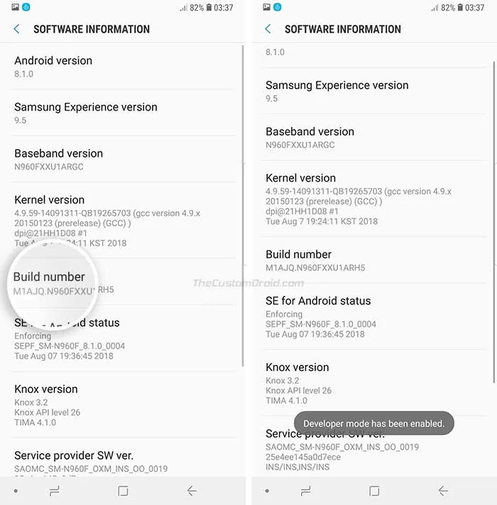 Fix Missing OEM Unlock Toggle on Samsung Galaxy Devices - Enable Developer Options