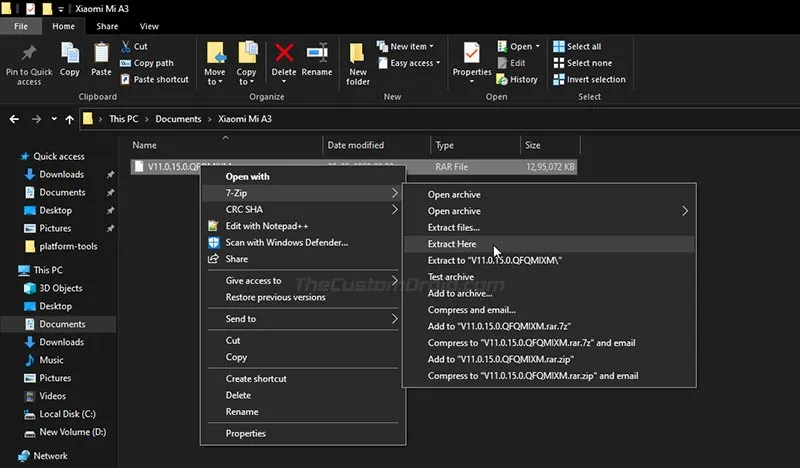 Flash Android 10 Fastboot ROM on Xiaomi Mi A3
