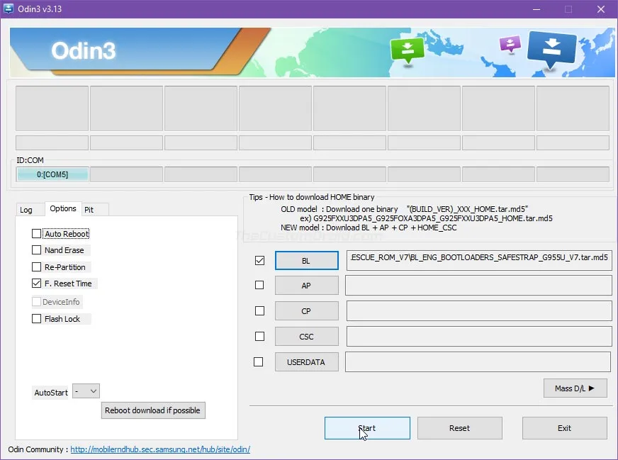 Flash Android Nougat BL File on Galaxy S8+ Snapdragon