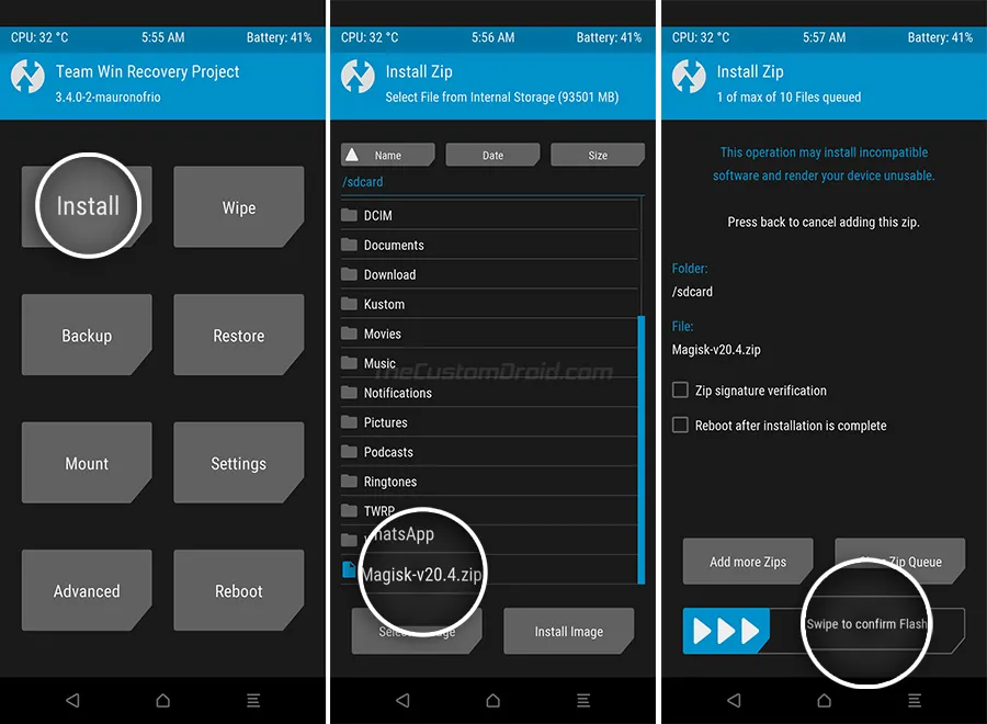 Flash Magisk ZIP to Root OnePlus 8/8 Pro