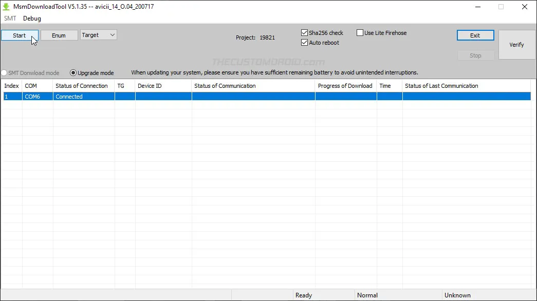 Flash Decrypted OxygenOS Firmware on OnePlus Nord using MSMDownload Tool