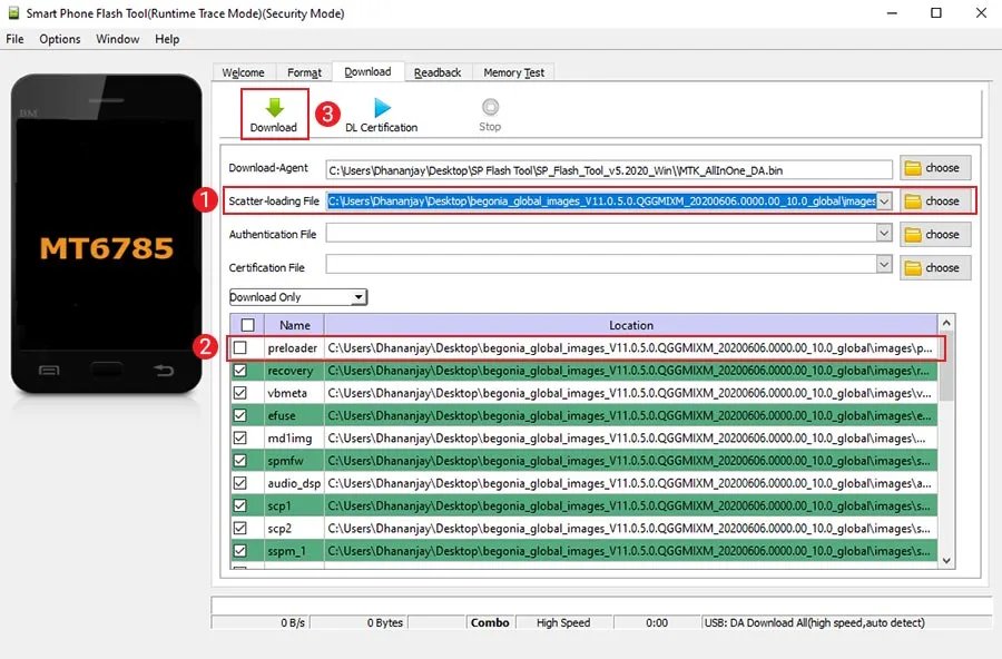 Flash Stock Firmware on your MediaTek Android Device using SP Flash Tool