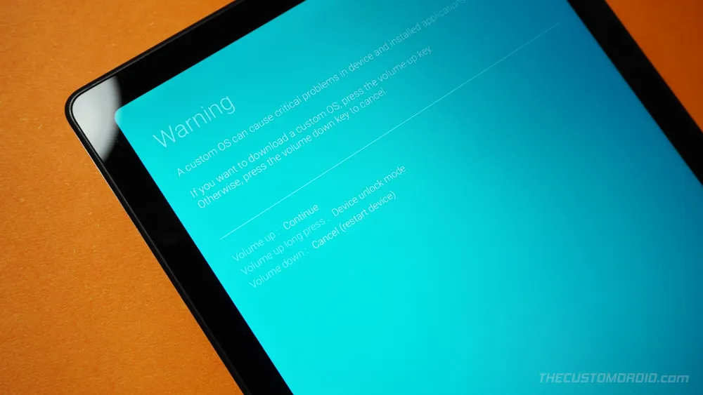 Access Device Unlock Mode on Galaxy Tab A7