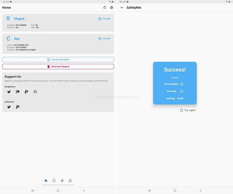 Galaxy Tab A7 10.4 successfully rooted with Magisk