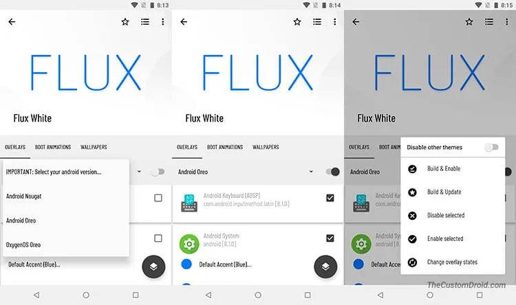 Get Android P Features - Flux White Theme