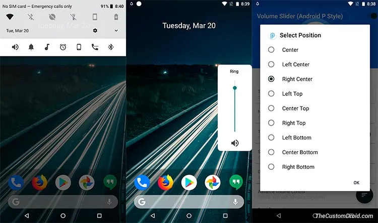 Get Android P Features on Any Android Device - Android P Volume Slider
