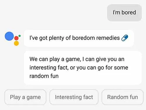 Google Assistant Tips and Tricks - I'm bored