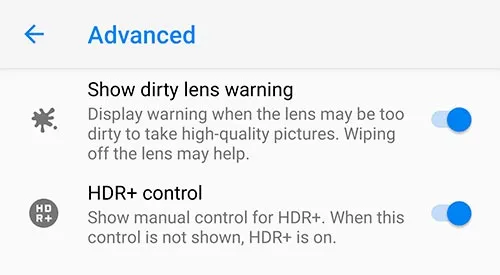 Google Camera 5.2 Update - Dirty Lens Warning