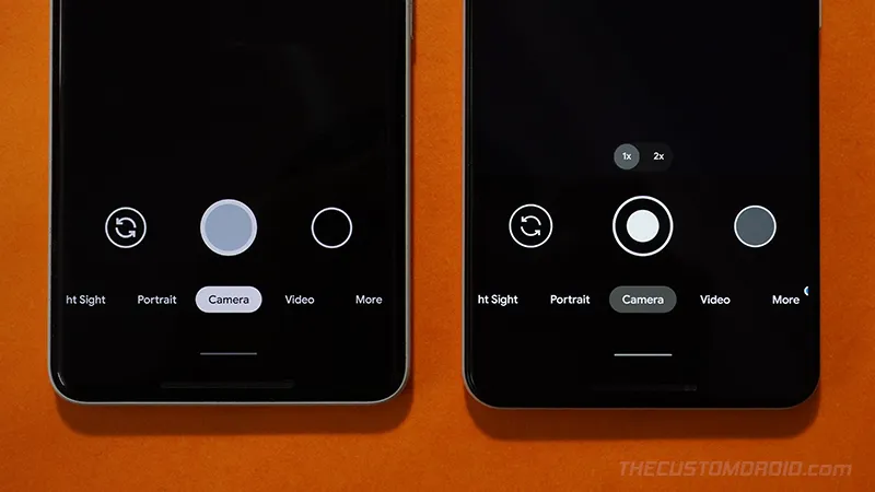 UI Changes in Google Camera 8.0 App from Pixel 5