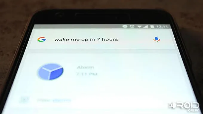 Reminder using Google Now Commands 