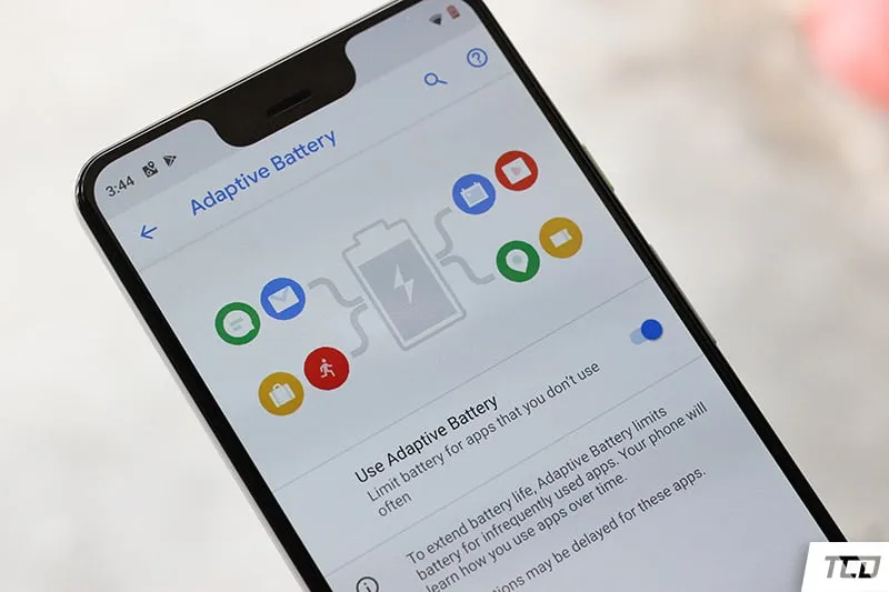 Google Pixel 3 XL Android 9 Pie - Adaptive Battery Feature