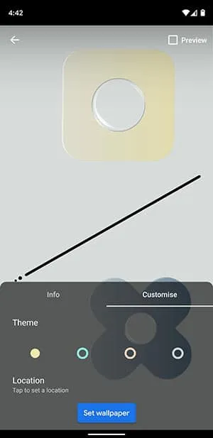 Googe Pixel 4 Live Wallpapers Port - Compass Live Wallpaper