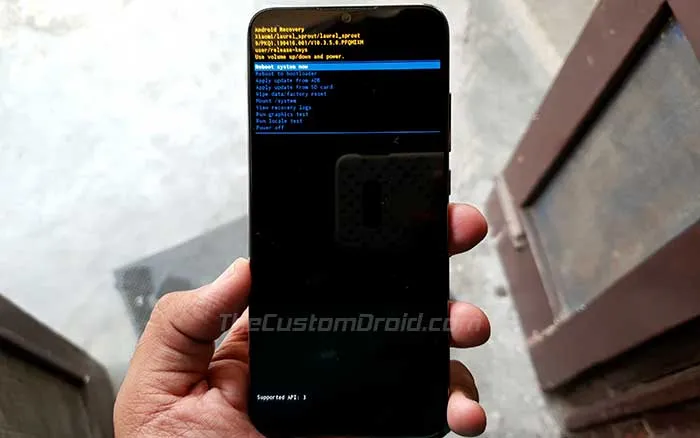 Recovery Mode on Xiaomi Mi A3