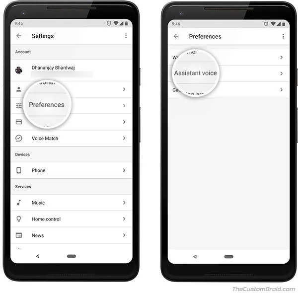 How to Change Google Assistant Voice on Android - 2