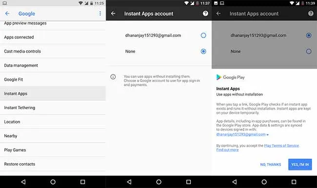 How to Enable Instant Apps on Android