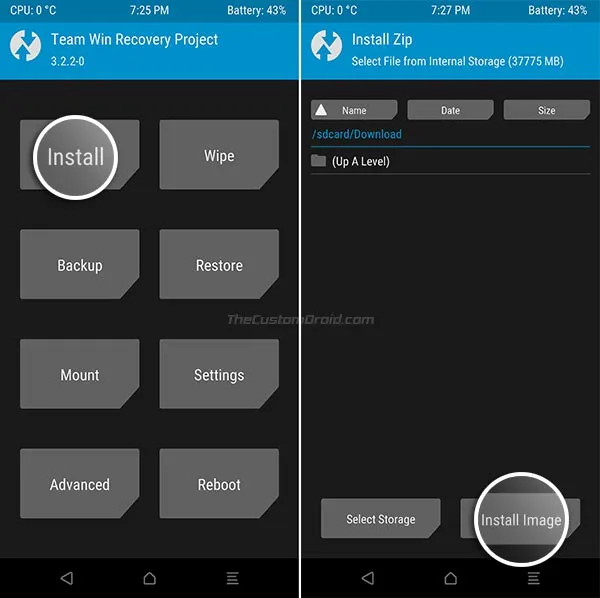How to Install Android 9.0 P GSI using TWRP-1