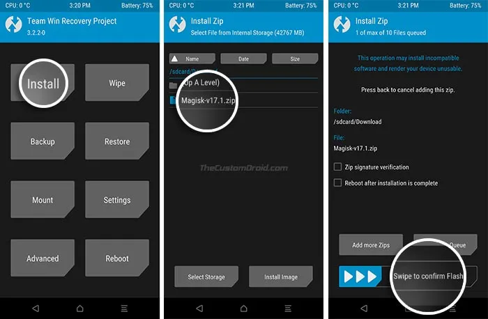 How to Root Xiaomi Mi 8 - Flash Magisk v17.1 using TWRP