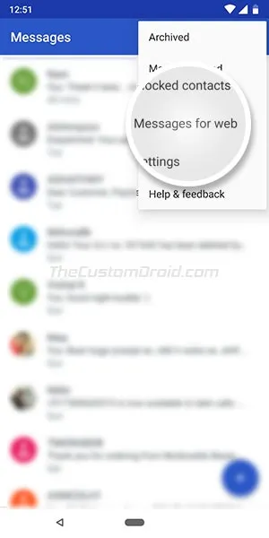 How to Set Up and Use Android Messages for Web - 2