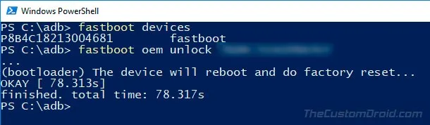 How to Unlock Bootloader on Huawei P20 using Fastboot