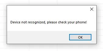 Device not recognized in Realme Flash Tool