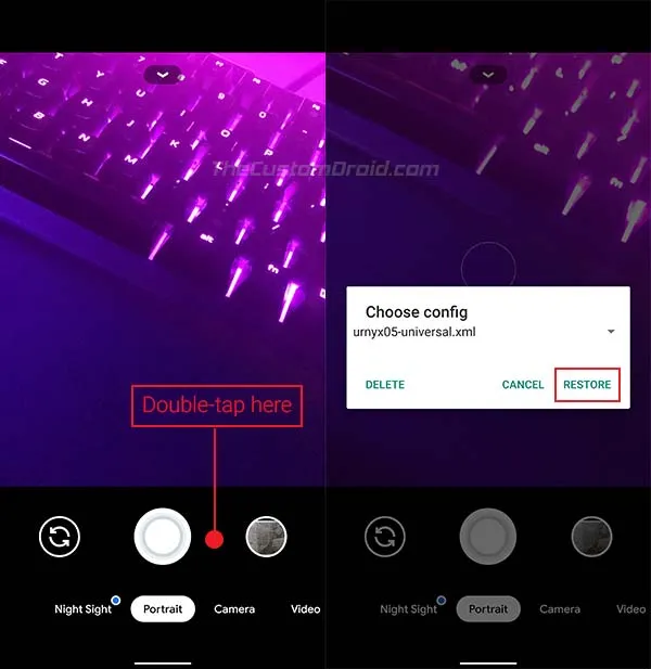 Import Config XML File in GCam Port on Redmi K20/K20 Pro