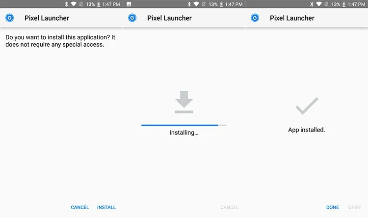 Install Android Go Pixel Launcher APK