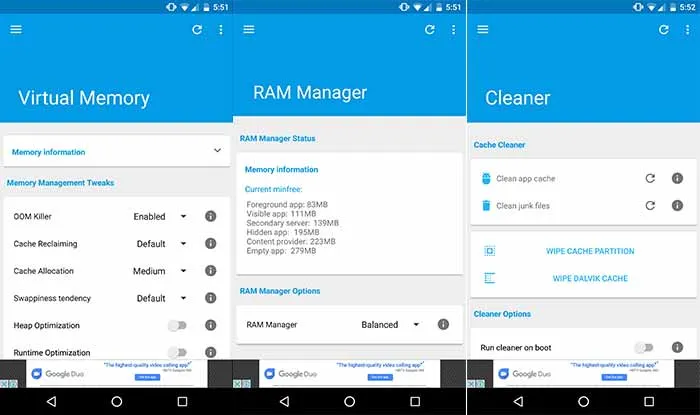 How to Install Android Oreo L Speed Mod - Virtual Manager, RAM manager, and Cleaner