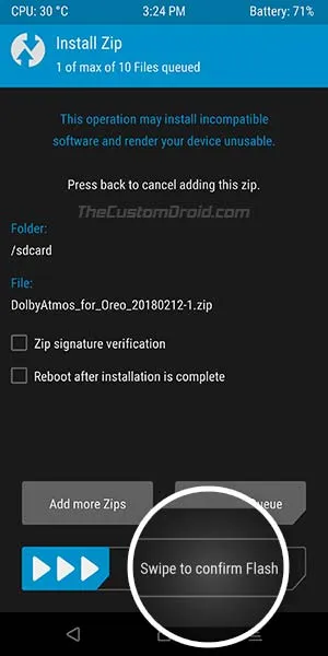 Install Dolby Atmos on Android Oreo using TWRP - 2