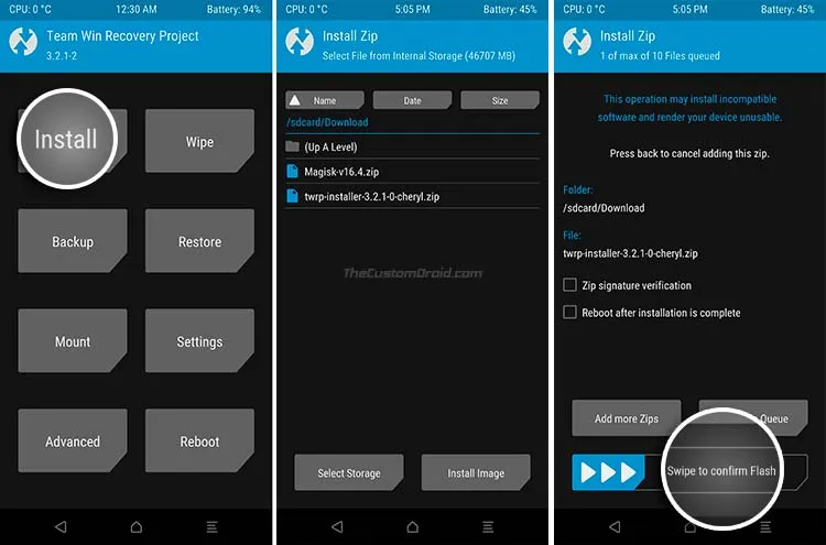 Install Generic System Images on Razer Phone - Flash TWRP Injector and Magisk ZIP