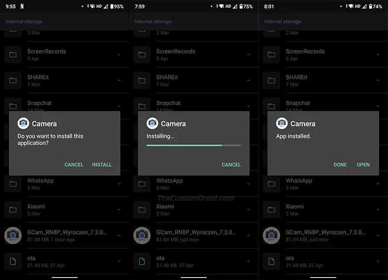 Install Google Camera Port APK on Redmi Note 8 Pro