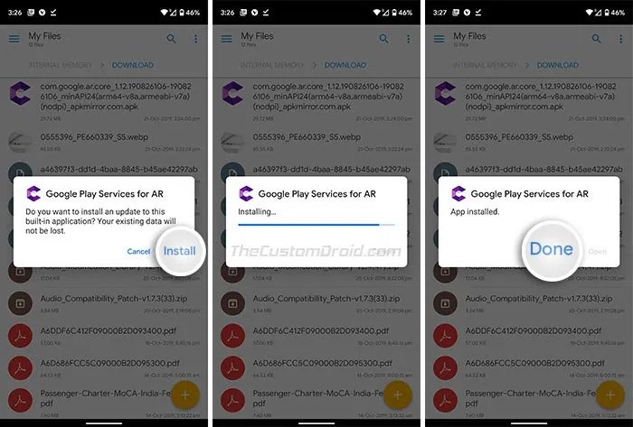 How to Install Google Play Services for AR (ARCore) APK