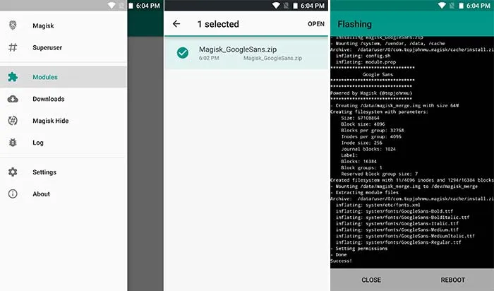 Install Google Product Sans Font - Magisk Module