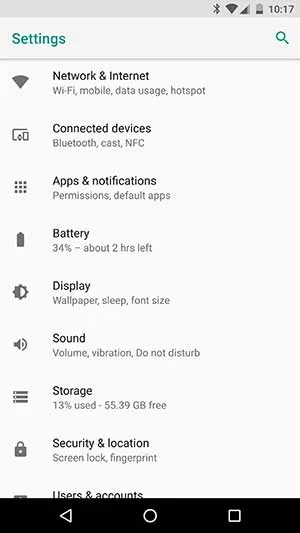 Install Google Product Sans Font - Robot in Settings
